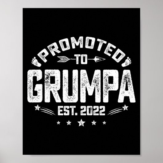 Poster Mens Promoted To Mpa Est 2022 Funny New Mpa  (Devant)