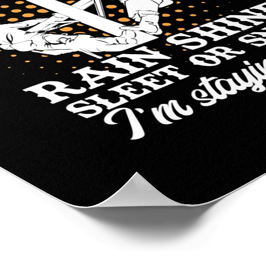 Poster Mens Retraité Lineman Lineworker Retraite (Coin)