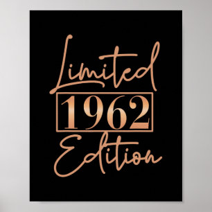 Poster Mens Womens Vintage 1962 Limited Edition Née Dans