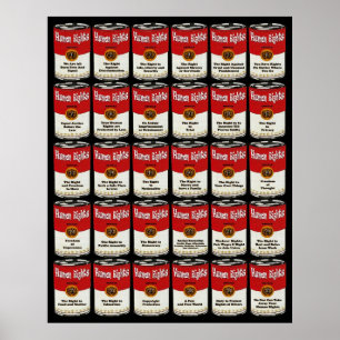 Poster mensenrechten