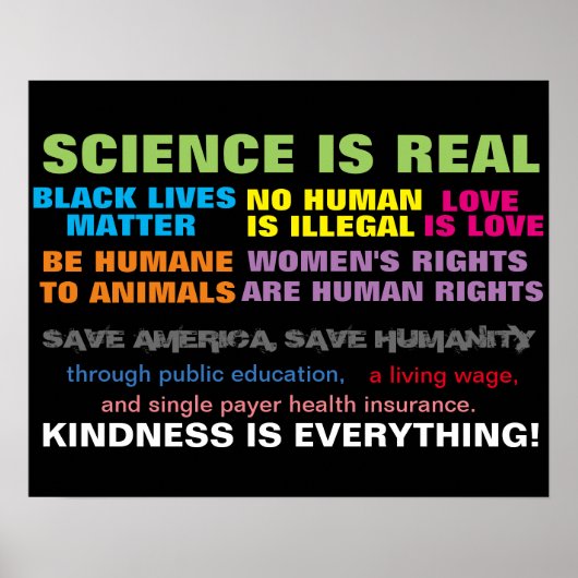 Poster mensenrechten (Voorkant)