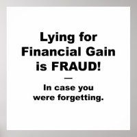 Menser pour gagner de l'argent est de la FRAUDE !