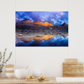 Poster Mensonge de montagne, Californie (Cuisine)