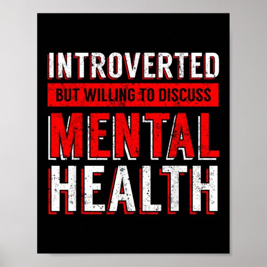 Poster Mental Health Awareness Depression  (Devant)