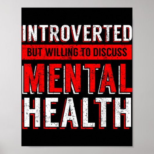 Poster Mental Health Awareness Depression (Devant)