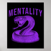 Poster Mentality Mindset Snake Motivation Of Chamons Bask (Devant)