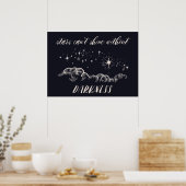 Poster Mention de typographie religieuse (Cuisine)