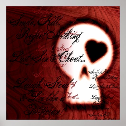 Poster Mentir comme un politicien (Devant)