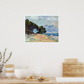 Poster Menton vu du Cap Martin par Claude Monet (Cuisine)