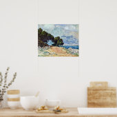 Poster Menton vu du Cap Martin par Claude Monet (Cuisine)