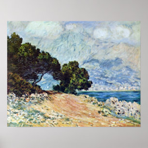 Poster Menton vu du Cap Martin par Claude Monet