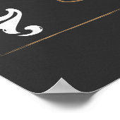 Poster Menu ajouter un logo Coffee Shop Retro (Coin)