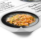 Poster Menu Alimentaire Modifiable Avec Prix (Coin)