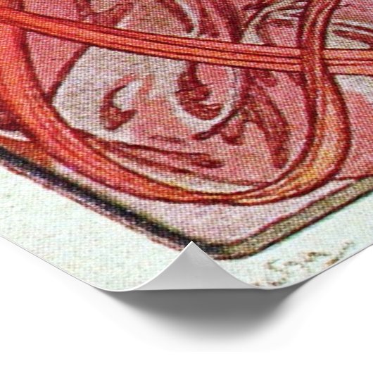 Poster Menu Alphonse Mucha (Coin)