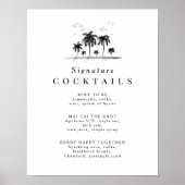 Poster Menu Cocktail Signature (Devant)