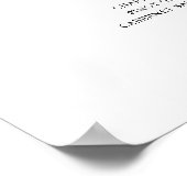 Poster MENU DE BARRE grand panneau | Vague d'hiver (Coin)