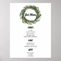 MENU DE BARRE grand panneau | Vague d'hiver