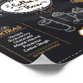 Poster Menu de café (Coin)