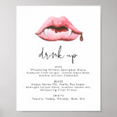 Poster Menu de la barre d'Halloween Signer Modèle (Devant)