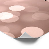 Poster Menu de prix du salon de lumières de paillettes d' (Coin)