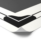 Poster Menu de restaurant (Coin)