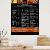 Poster Menu de restaurant chinois (Cuisine)