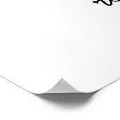 Poster Menu des services de bien-être holistique Blanc (Coin)