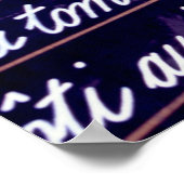 Poster Menu français (Coin)