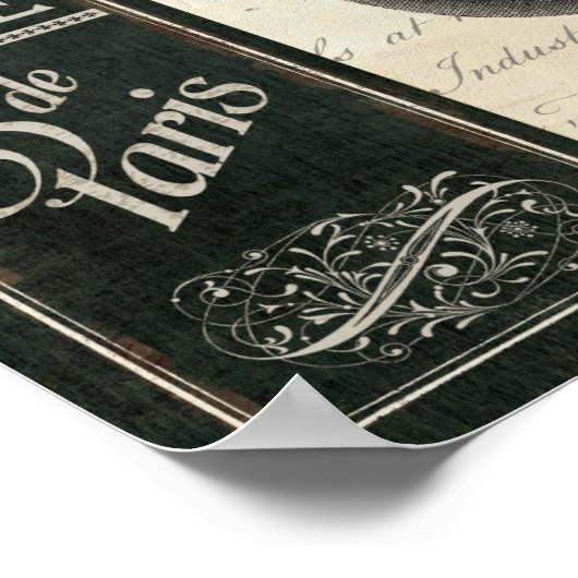 Poster Menu français (Coin)