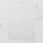 Poster menu minimaliste Mariage Mariage simple (Dos)
