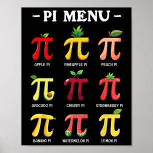 Poster Menu Pi Jour Pi 3 