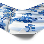 Poster Menu Services Ocean Blue Seashells (Coin)