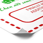 Poster Menu Takeout du restaurant chinois Texte personnal (Coin)