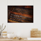 Poster Menuiserie - Outil - Petit aide d'Archimède (Cuisine)