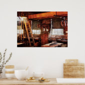 Poster Menuisier - Ancien Atelier (Cuisine)