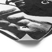 Poster Menus de l'instructeur de conditionnement physique (Coin)