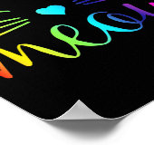Poster Meow Cute Chat Face Drôle Citation Pour Moi Fans D (Coin)