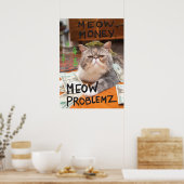 Poster Meow Money, Meow Problemz (Cuisine)