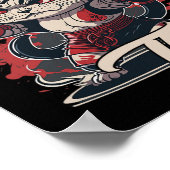 Poster Meow Thai Fighter Chat Muay Thai Boxe Chat Pour Ho (Coin)