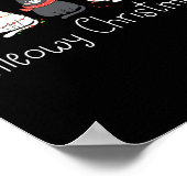 Poster Meowa Catmas Chat Noël Cute Chats Lover Père Noël  (Coin)