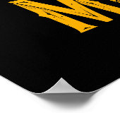 Poster Meowdy ! Funny Country Chat portant un Casquette d (Coin)