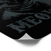 Poster Meowdy - Mashup Entre Meow Et Howdy - Drôle Chat (Coin)