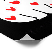 Poster Meowentine Cute Cat Valentines Day Men Women Cat D (Coin)