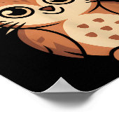 Poster Meowl Cat Owl Hybrid Funny Meme Brain Rot Gen Alph (Coin)