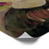 Poster Meowna Mona Lisa Plaisante Classique Peinture Chat (Coin)