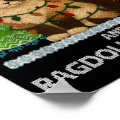 Poster Meowy Christmas Funny Ragdoll Cat Santa Hat Ugly S (Coin)