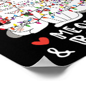 Poster Meowy Et Brillant Chat Tree Cute Animal Kitten Chr (Coin)