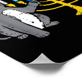 Poster Meowzel Tov Jewish Cat Funny Hanukkah Chanukah Pjs (Coin)