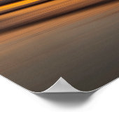 Poster Mer Abstraite au coucher du soleil, CA (Coin)