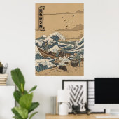 Poster Mer agitée (Bureau à domicile)